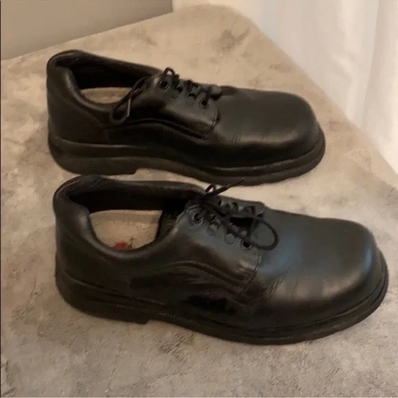 Red Wing 6618 Black Leather Safety Steel Toe Oxfords Red Wing 6618 Men main image 4